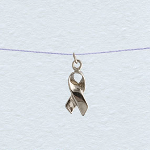 Click here for more information about Wish Necklace - Silver Ribbon