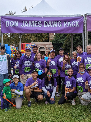 Part of the 2021 Don James Dawg Pack at UCLA!