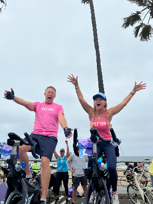 With my on stage riding partner Lindy!