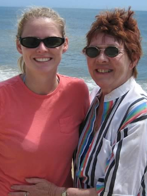 Mom and I in the Outer Banks, NC - 2005