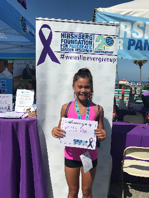 Isabella riding in the Tour de Pier 2017 for Danny Mask